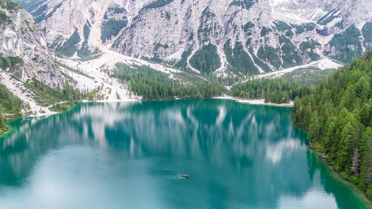 Italie Dolomites Lago di Braies