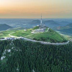 Auvergne, le sommet du Puy-de-Dôme